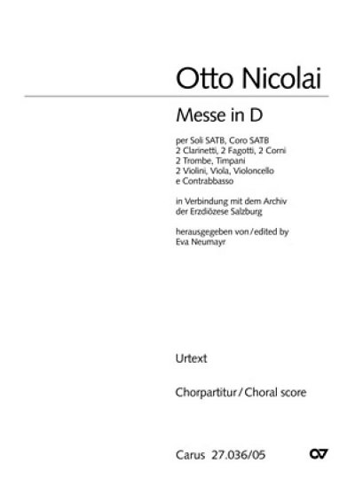 O. Nicolai: Messe Nr. 1 in D