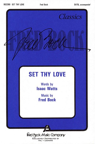 F. Bock et al.: Set Thy Love