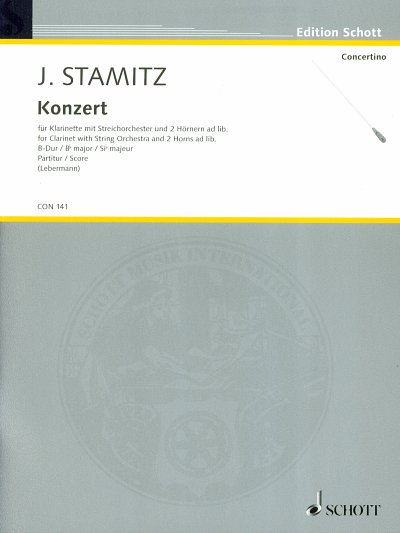 J. Stamitz: Konzert B-Dur  (Part.)