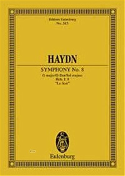 J. Haydn: Sinfonie 8 G-Dur Hob 1/8 (Le Soir) Eulenburg Studi