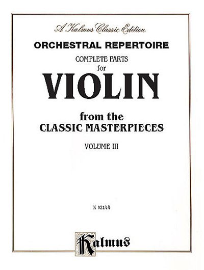 Orchestral Repertoire 3