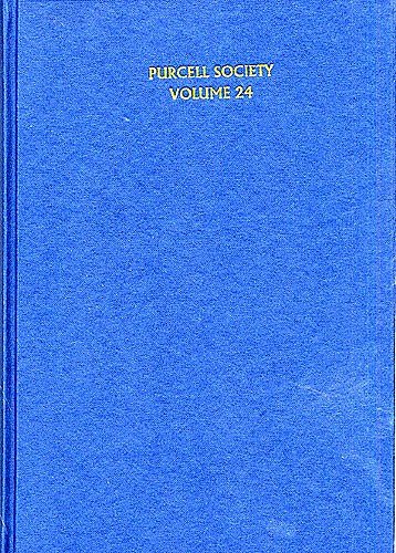H. Purcell: Purcell Society Volume 24