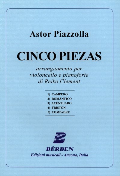 A. Piazzolla: Cinco Piezas, VcKlav (Bu)