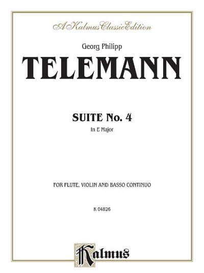 G.P. Telemann: Suite No. 4 in E Major (Pa+St)