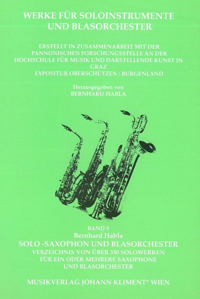 B. Habla: Werke für Soloinstrumente und Blas, SaxBlaso (Lex)