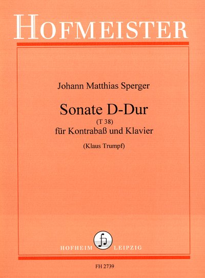 J.M. Sperger: Sonate D-Dur für Kontrabaß