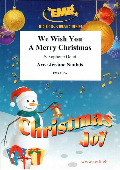 DL: J. Naulais: We Wish You A Merry Christmas, 8Sax