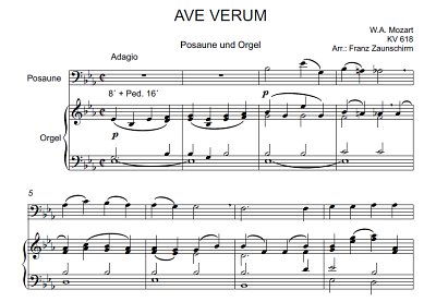DL: W.A. Mozart: Ave verum corpus, PosOrg (Par2St)