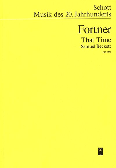 W. Fortner: That Time