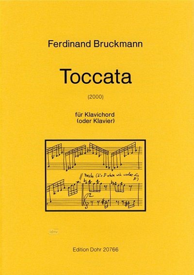 F. Bruckmann: Toccata (Part.)