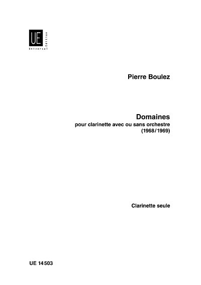P. Boulez: Domaines, Klar