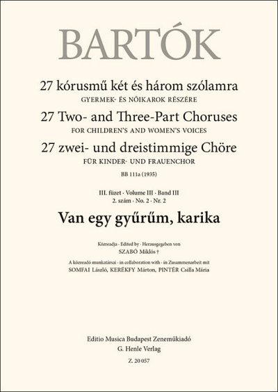 B. Bartók: Van egy gy_r_m, karika, Fch (Chpa)
