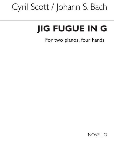 C. Scott: Scott/Bach Jig Fugue In G 2 Pianos/4 , Klav4m (Bu)