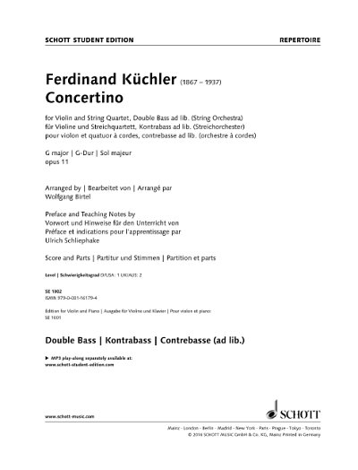 F. Küchler: Concertino G-Dur