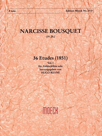 N. Bousquet: 36 Etueden Band 1 (Nr.1-12), Ablf
