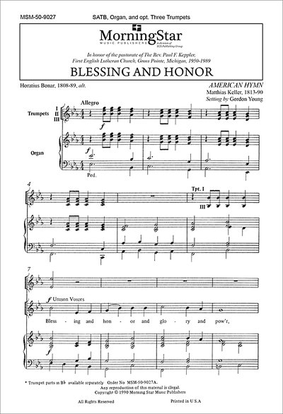 G. Young: Blessing and Honor (Chpa)
