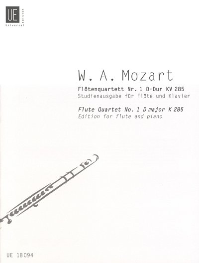 W.A. Mozart: Flötenquartett Nr. 1 KV 285 Band 15, FlKlav