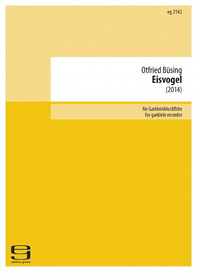 O. Buesing: Eisvogel, Blockfloete (Sopranino), Klavier