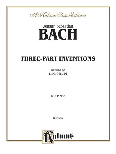 J.S. Bach: Three-Part Inventions, Klav