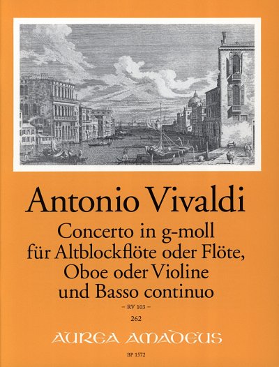 A. Vivaldi: Konzert g-Moll RV103 (Pa+St)