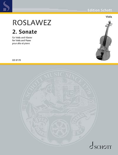 N. Roslawez: Sonate Nr. 2 , VaKlv (KlavpaSt)