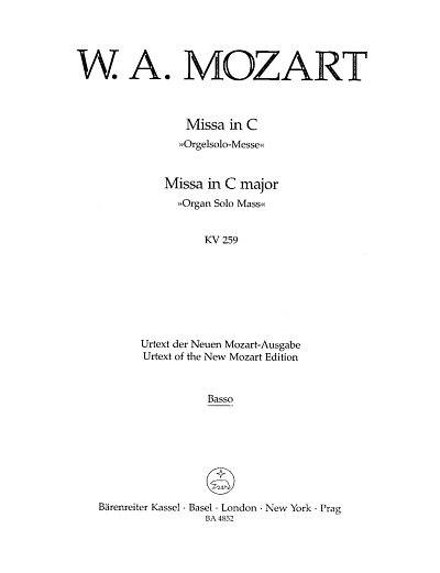 W.A. Mozart: Missa in C
