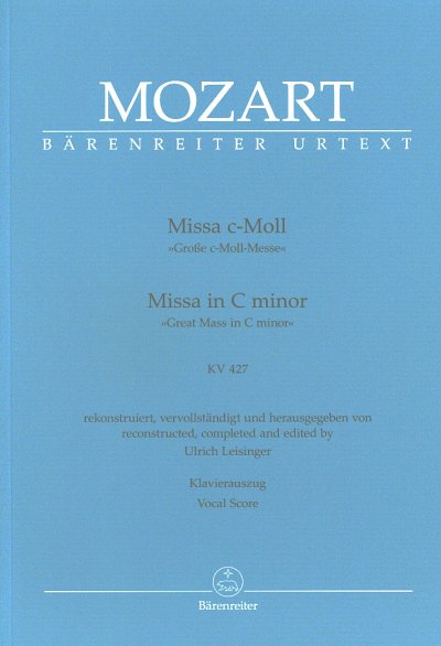 W.A. Mozart: Missa c-Moll KV 427, 4Ges2GchOrch (KA)