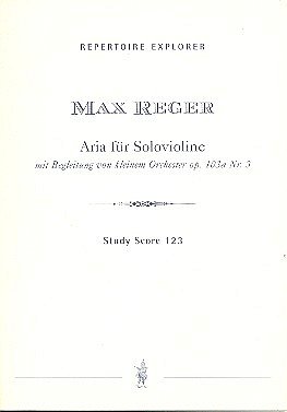 M. Reger: Aria op. 103a Nr. 3