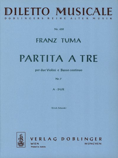 Tuma Franz: Partita a tre Nr. 7 A-Dur