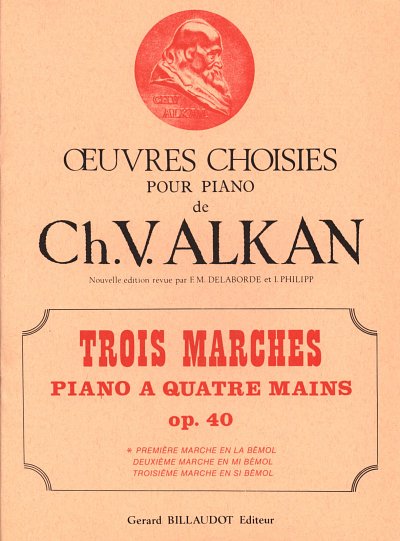 C.-V. Alkan: Trois Marches Opus 40 Nø1 En La , Klav4m (Sppa)