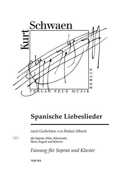 K. Schwaen: Spanische Liebeslieder, GesSKlav (2N)
