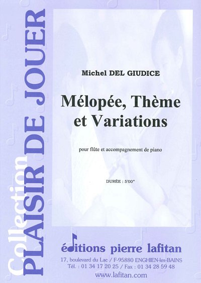 Mélopée, Theme et Variations, FlKlav (KlavpaSt)