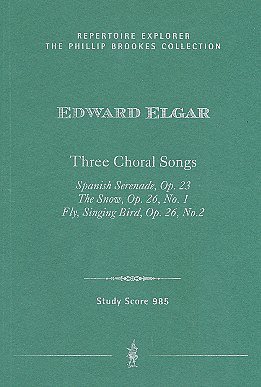 3 Choral Songs für Chor (gem Chor/Frauenchor), Sinfo (Stp)