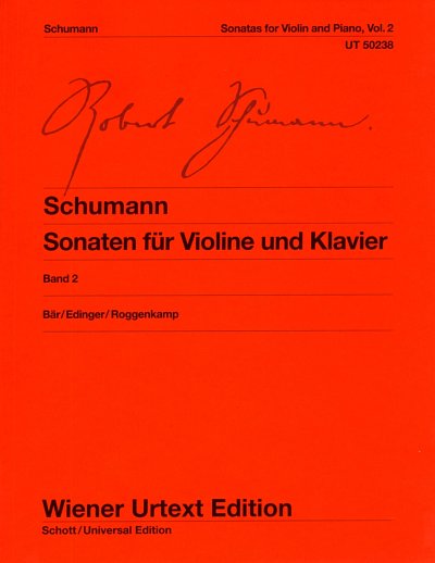 R. Schumann: Sonaten für Violine und Klav, VlKlav (KlavpaSt)