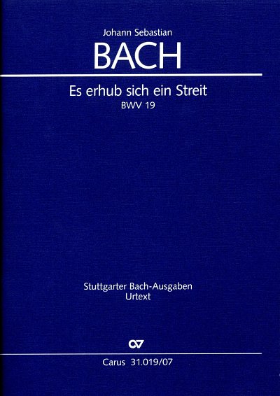 J.S. Bach: Es erhub sich ein Streit BWV , 3GsGchOrchBc (Stp)