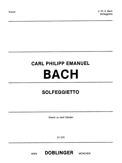 C.P.E. Bach: Solfeggietto