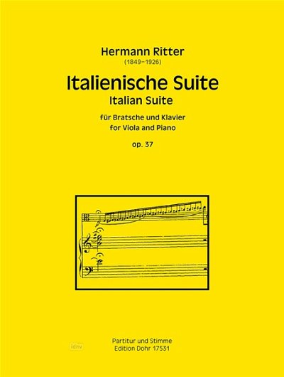 W. Ritter, Hermann: Italienische Suite für Viola und Klavier op. 37