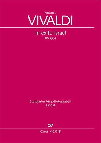 A. Vivaldi: In exitu Israel RV 604, GchStrBc (Org)