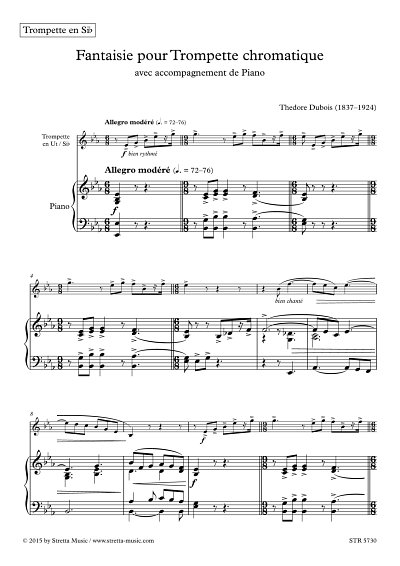 DL: Fantaisie pour Trompette chr., Trompete (C/B), Klavier