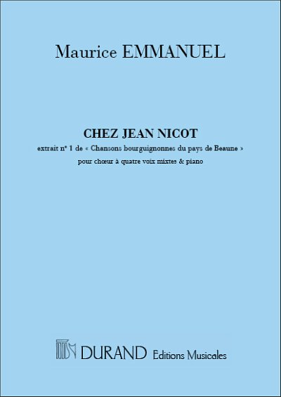 Chez Jean Nicot Choeur, Ch (Part.)