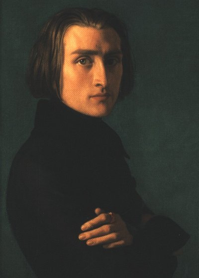 F. Liszt: Franz Liszt - Postkarte (Postkarte)