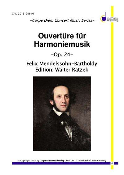 F. Mendelssohn Barth: Ouvertüre für Harmoniem, Blask (Pa+St)