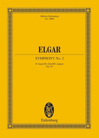 DL: E. Elgar: Sinfonie Nr. 2 Es-Dur, Orch (Stp)