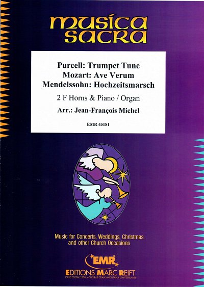 J. Michel: Trumpet Tune - Ave Verum, 2HrnKlav/Org (KlavpaSt)