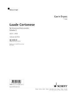 G. Bryars: Laude Cortonese Band 3 (Stsatz)