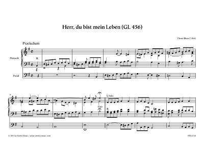 DL: D. Blum: Herr, du bist mein Leben (GL 456), Org