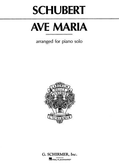 F. Schubert: Franz Schubert: Ave Maria (Piano Solo)