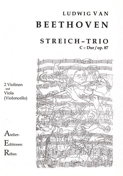 L. v. Beethoven: Trio für 2 Violinen und Viola in C (Stsatz)