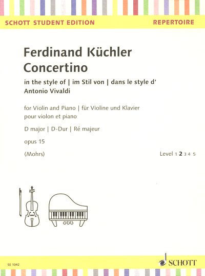 F. Küchler: Concertino D-Dur op. 15, VlKlav (KlavpaSt)