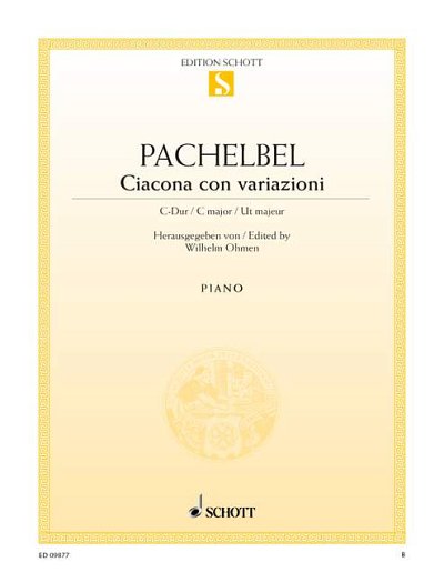 J. Pachelbel: Ciacona con variazioni en do majeur